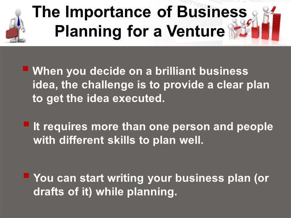 Importance of a well written business plan